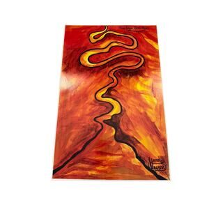 The Long Hard Road Art Print Larry Stevens 2003 Signed